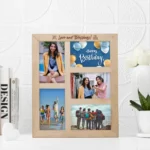 Personalized Love and Blessings Collage Photo Frame for Birthday | Custom Gift