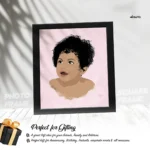 Premium Synthetic Photo Frame 18×18 Inch – Square Wall Display