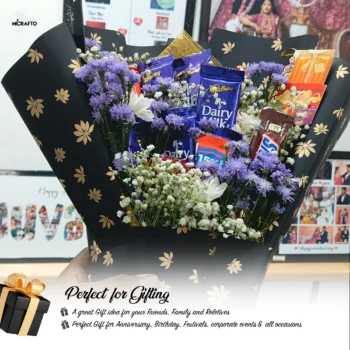 Luxury Bouquet With Chocolate & Flowers – Perfect Gift Surprise